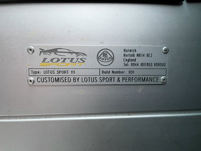 特選中古車 ロータス エリーゼ スポーツ111ロード 04年モデル 160ps  1オーナー 走行82,614km