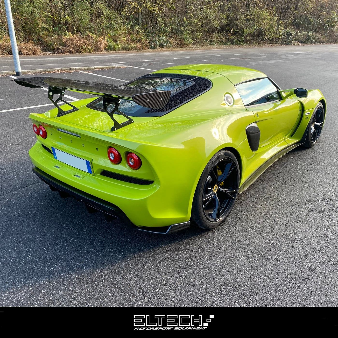 ELTECH リアウイング　CUP430スタイル　ドライカーボン