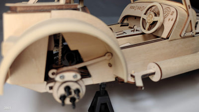 【送料無料】英国Caterham Cars社 公認 ESTON Craft 木製模型 組み立てキット ケータハム セブン Scale 1:10