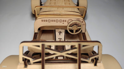 【送料無料】英国Caterham Cars社 公認 ESTON Craft 木製模型 組み立てキット ケータハム セブン Scale 1:10