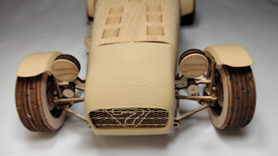 【送料無料】英国Caterham Cars社 公認 ESTON Craft 木製模型 組み立てキット ケータハム セブン Scale 1:10