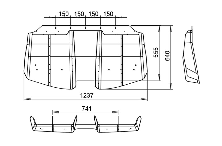 ロータスエキシージ2　ドライカーボン製　ディフューザー LOTUS EXIGE 2 REAR DIFFUSER カーボン製 取付込 : エアロ