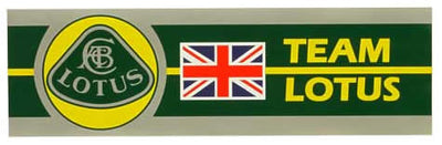 ステッカー、チームロータス Team Lotus ロゴ ＆ ユニオンジャック