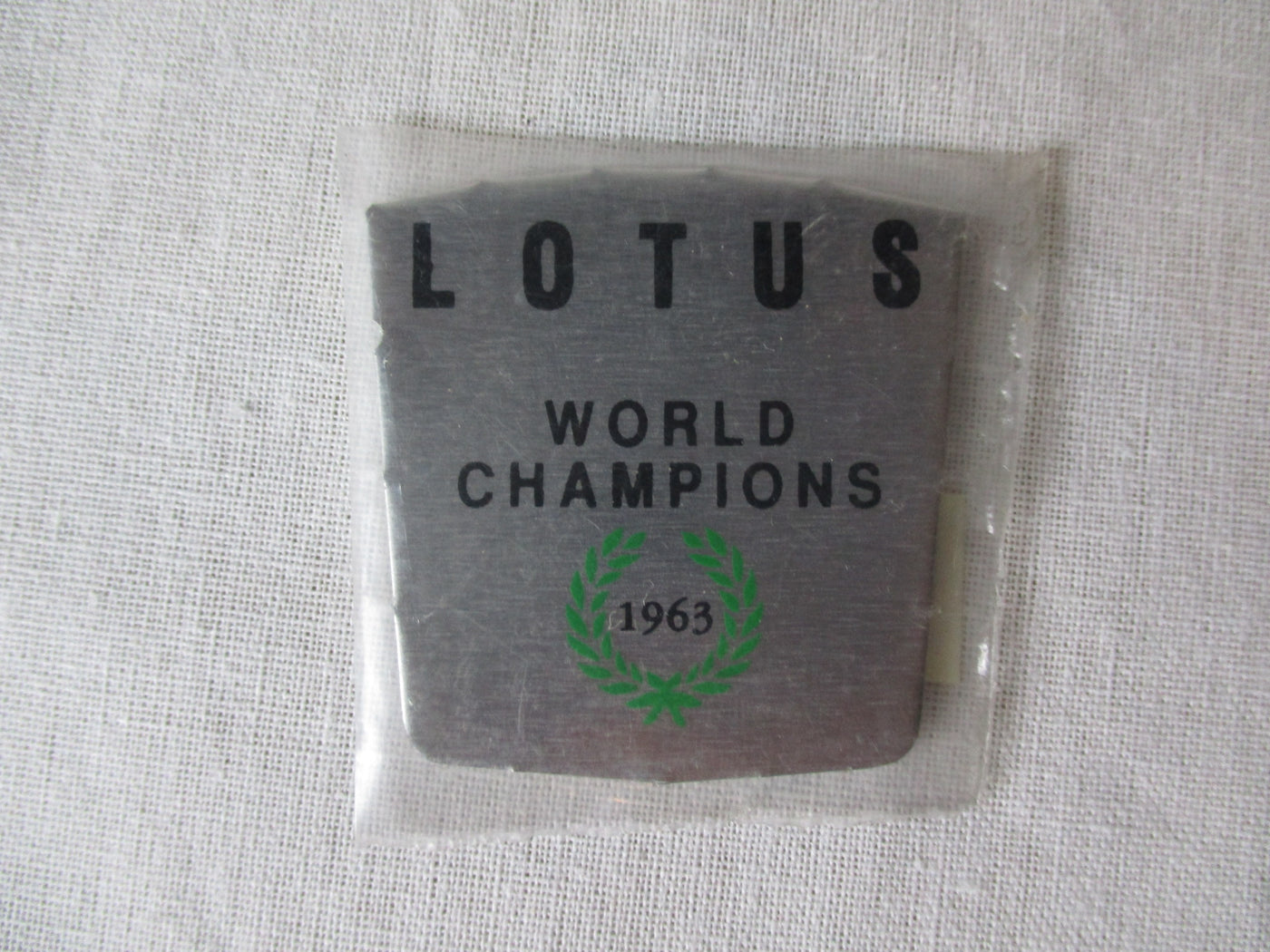 ロータス　ワールドチャンピオンバッヂ　1963　 NO.1