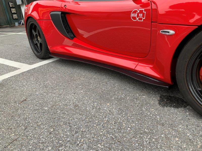 OUTERPLUS カーボンサイドステップ ロータス V6 エキシージ用