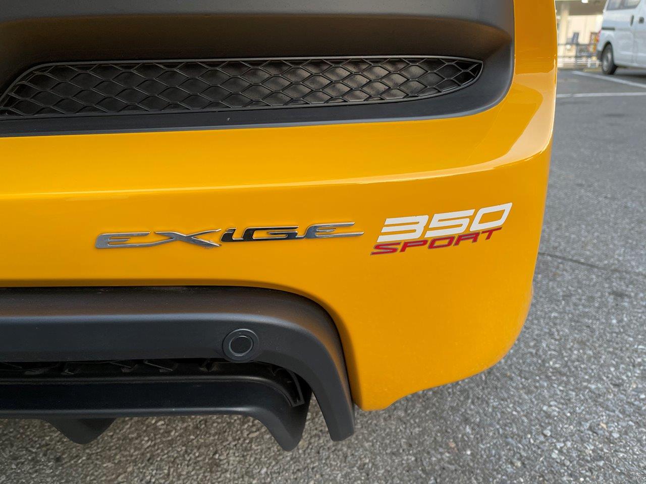 特選中古車 ロータス V6 エキシージ スポーツ350 2017年モデル ソリッドイエロー 走行8,998㎞