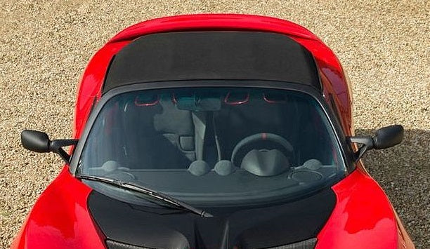 LOTUS ロータス 純正 サンルーフガラス 収納バッグ カー用品 カーパーツ ロータス純正部品 C120B0199F ソフトトップ ルーフアッシー ブラック