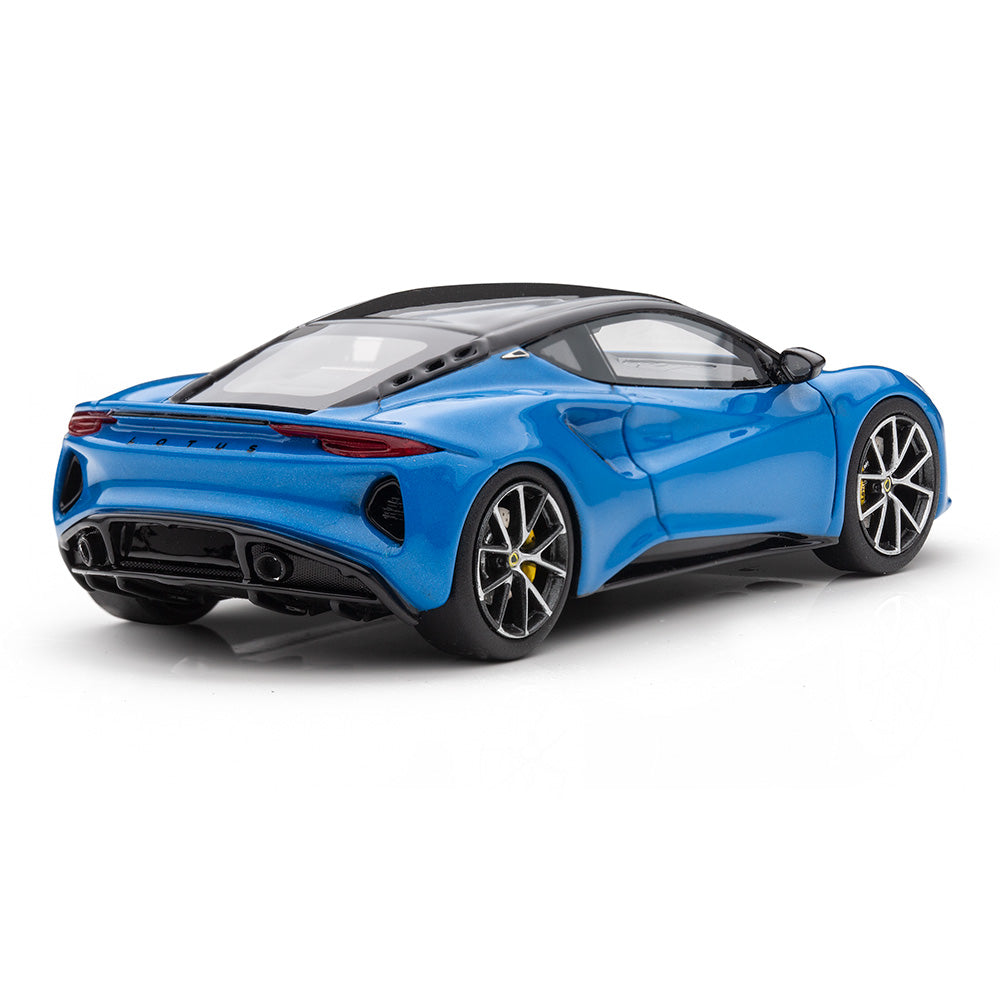 春早割 ロータス純正オフィシャル エミーラ 1 モデルカー セネカブルー 乗用車