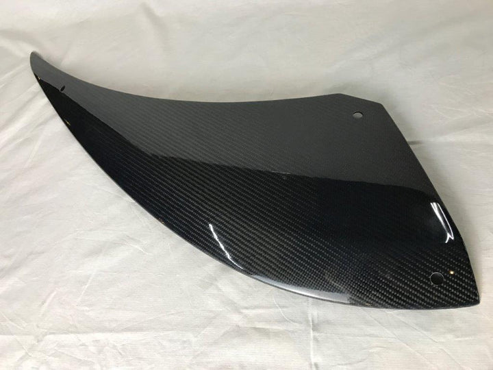 ロータス　エキシージS2 ドライカーボン製 超軽量 フロントパネル クリア塗装 ELTECH ドライカーボン製 フロントアクセスパネル V6 380