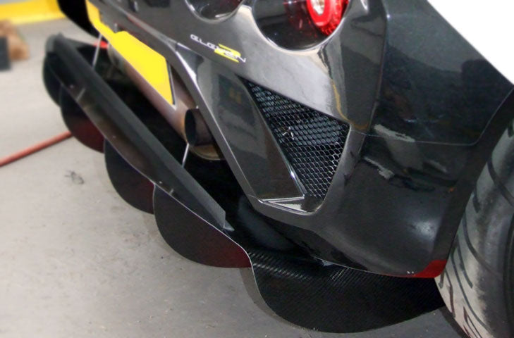 ロータスエキシージ2　ドライカーボン製　ディフューザー LOTUS Rear Diffuser [CFRP] | FRP/CFRP エアロメーカー KEPLA